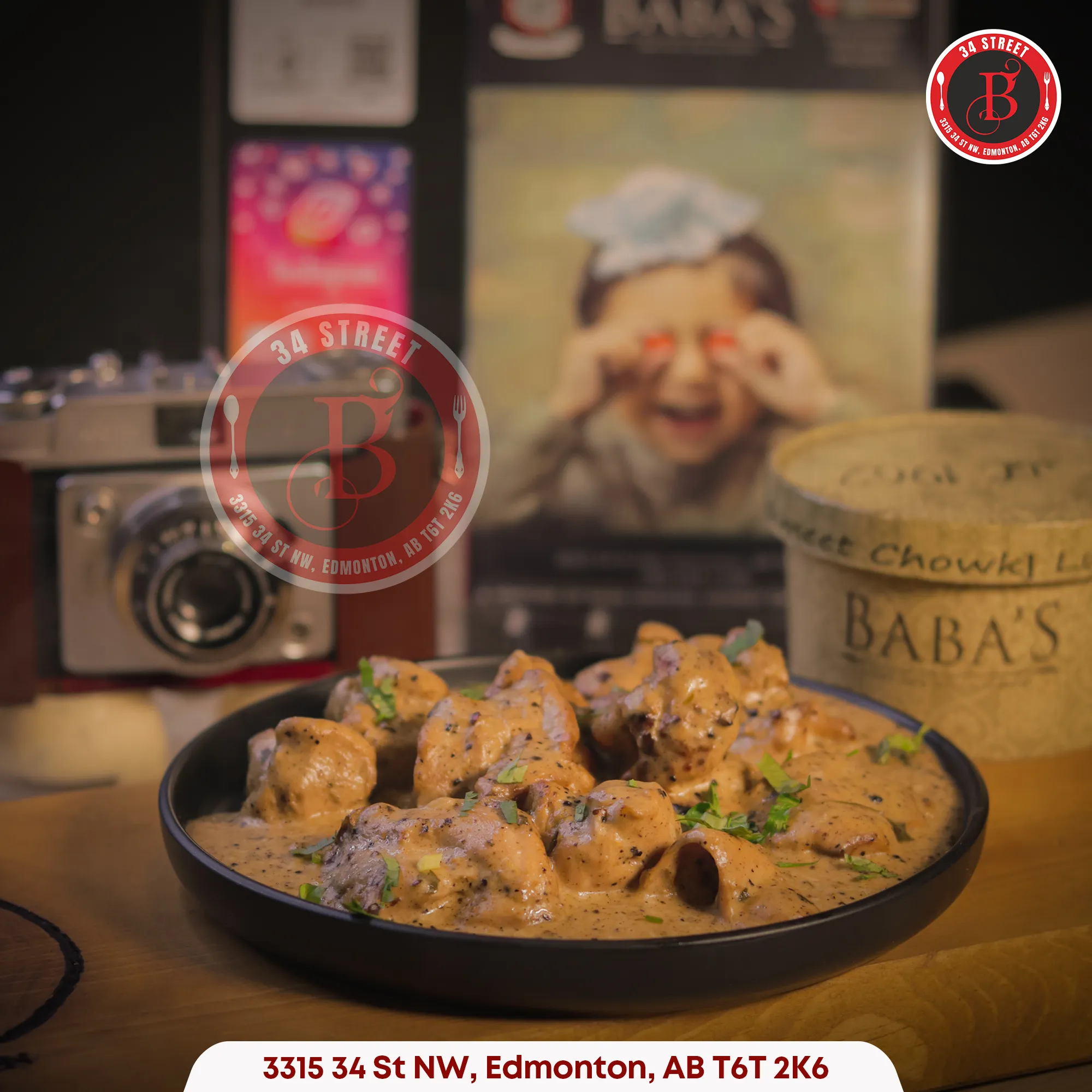 Kali Mirch Chicken at Baba Chicken – peppery North Indian chicken curry in Edmonton